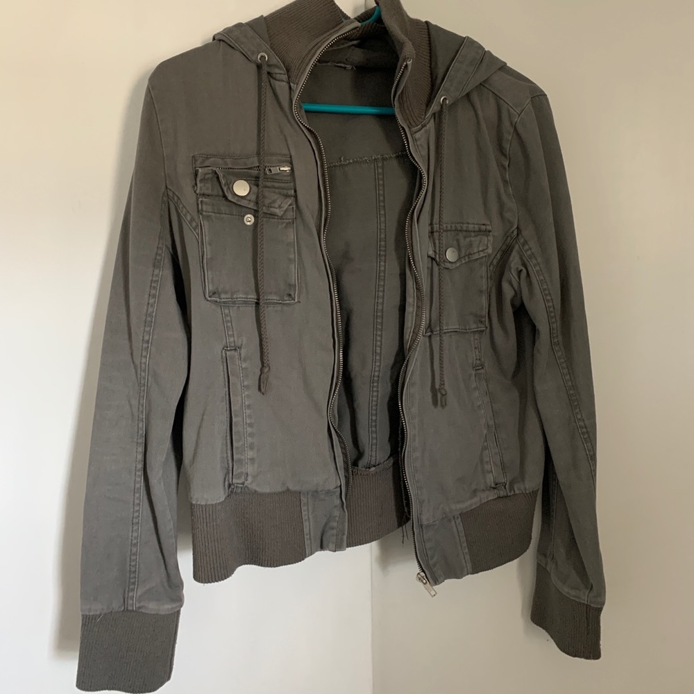 LA hearts army jacket